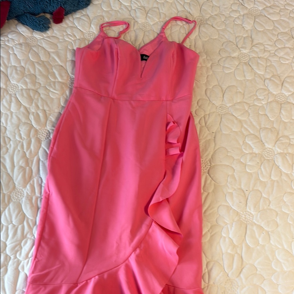 Fabrik Elegant Pink Sleeveless Dress